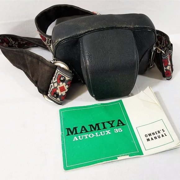 Mamiya Auto-Lux 35 Camera. W/ Case & Manual, Vintage - Picture 6 of 6